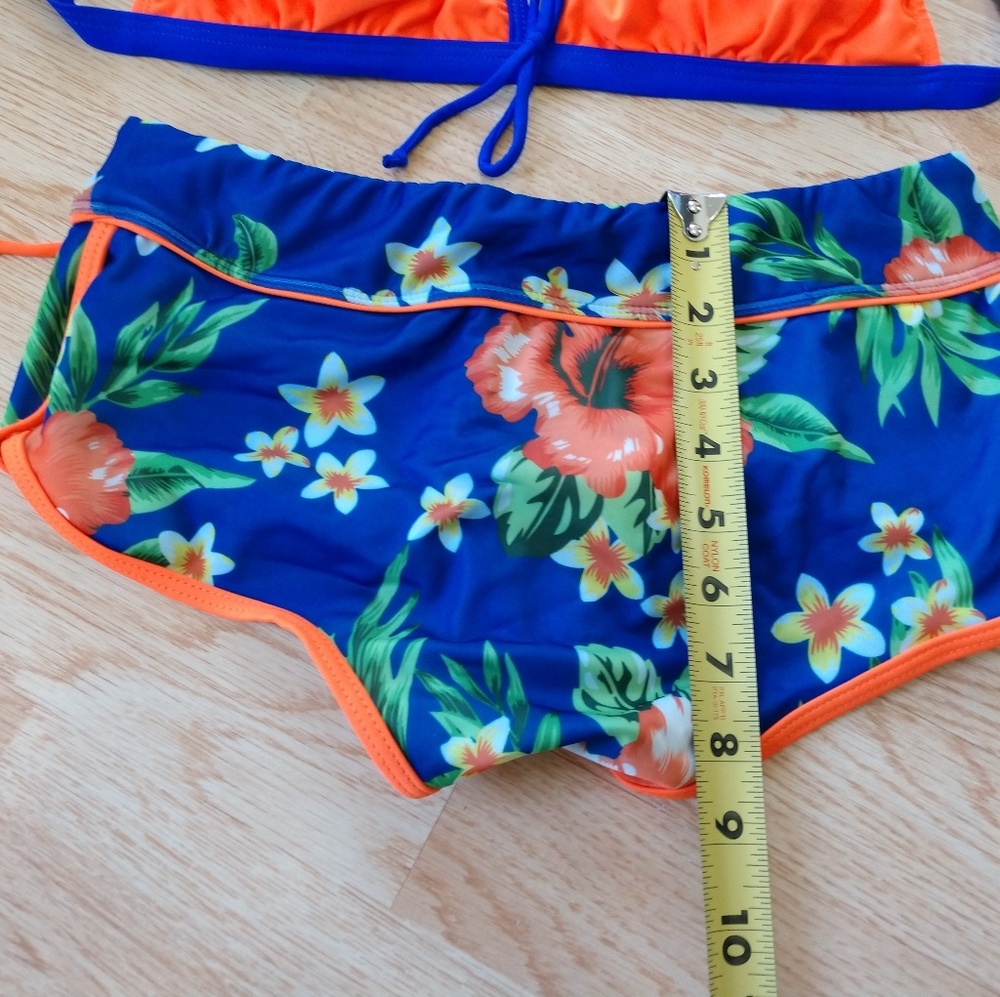 Bikini • Orange/Blue Floral   💫 - Picture 5 of 8